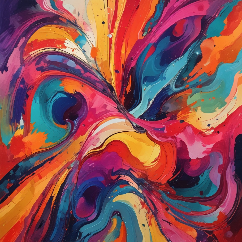 Colorful abstract art
